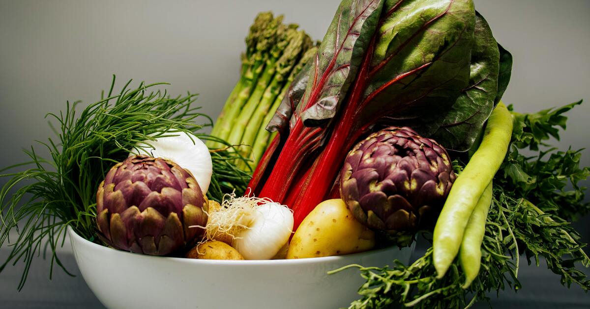 A selection of nutrient-rich whole foods