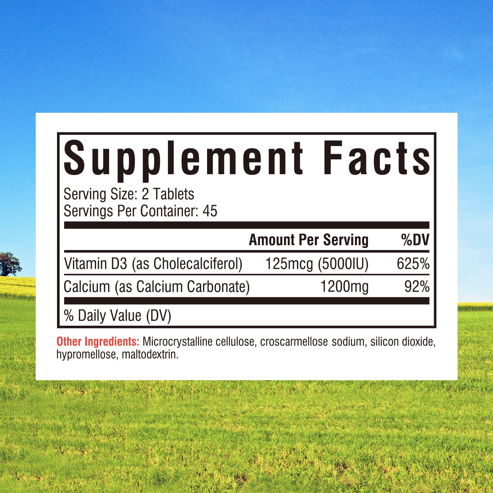Calcium with Vitamin D3