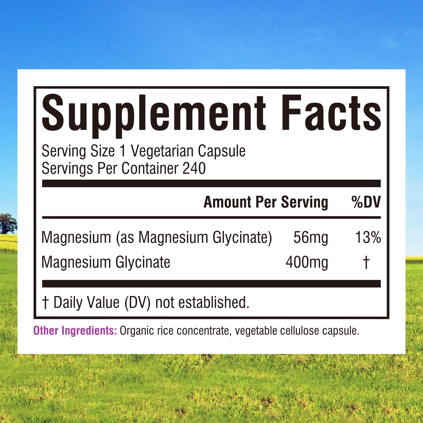Magnesium Glycinate 400mg