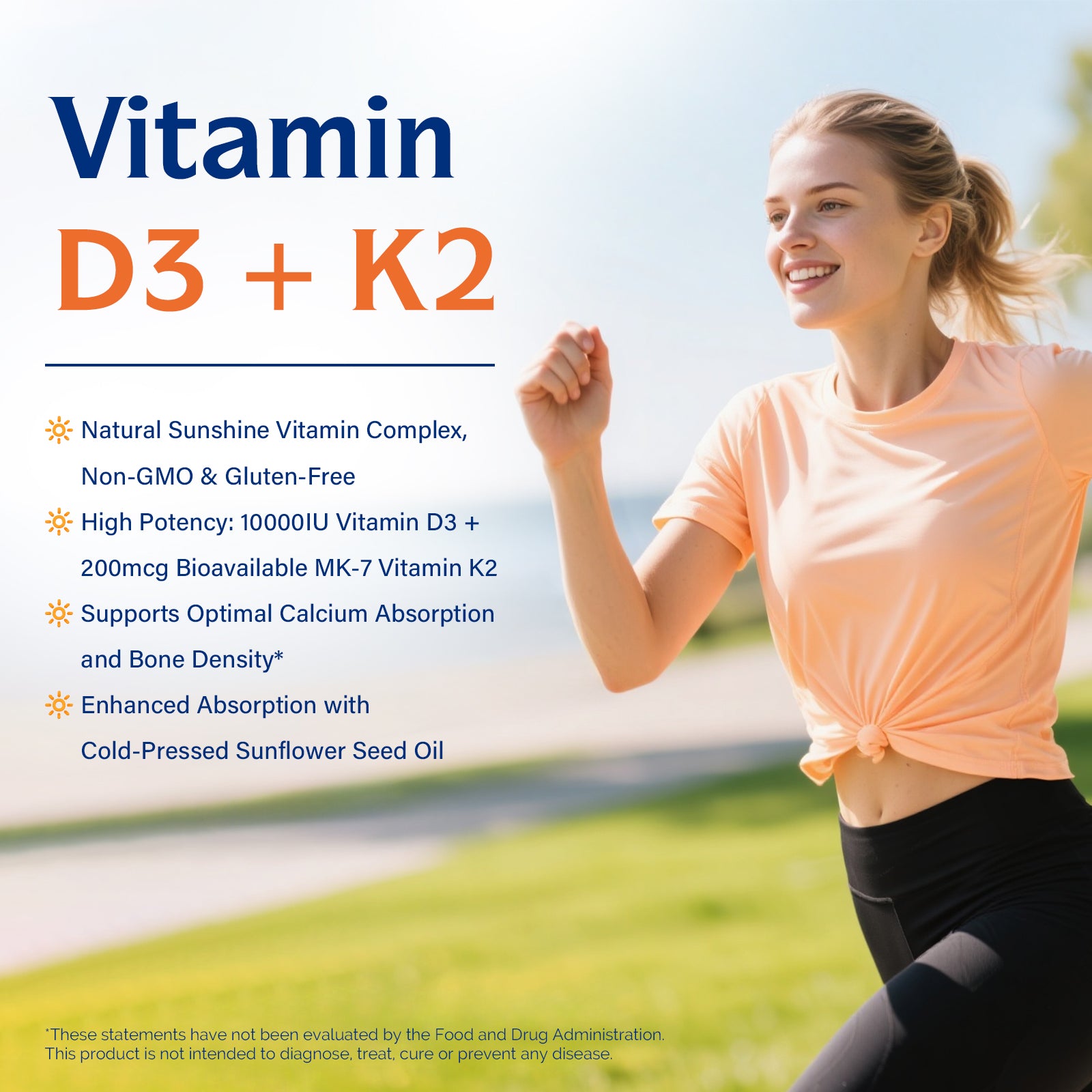 Vitamin D3 + K2