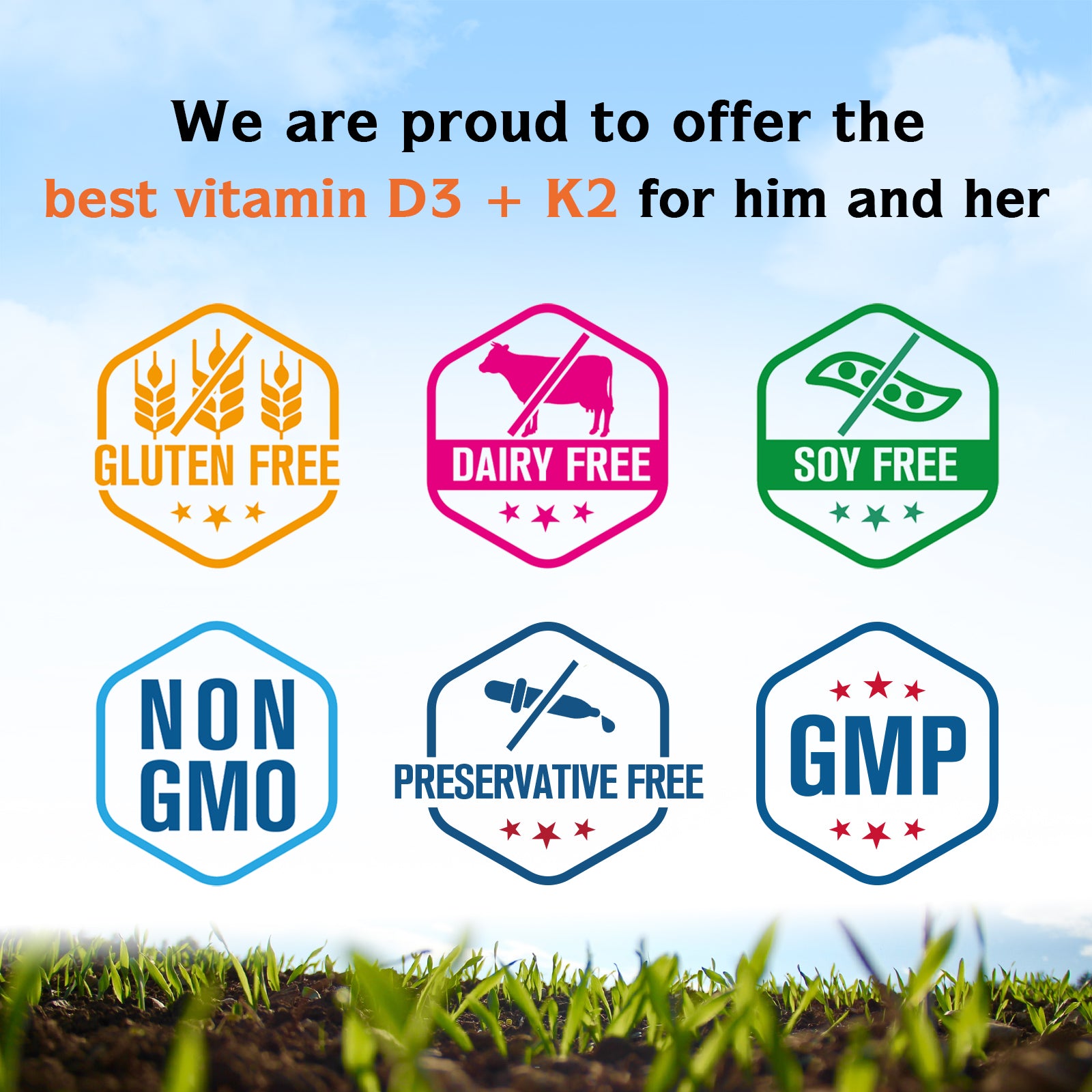 Vitamin D3 + K2