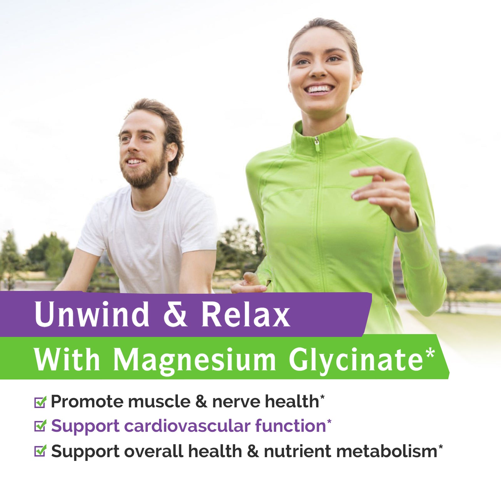 Magnesium Glycinate 500mg Benefits Muscle Sleep
