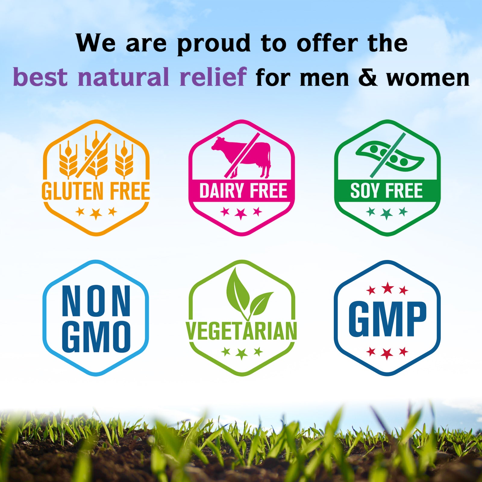 USA Non-GMO Vegan GMP for Women Men
